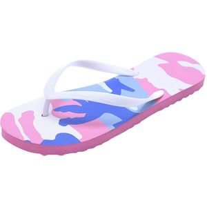 Sagace Zomer Womens Sandalen Camouflage Platte Schoenen Flip-Flops Slippers Anti-Slip Strand Sandalen Gilrs Paar Outdoor Sandalen A210