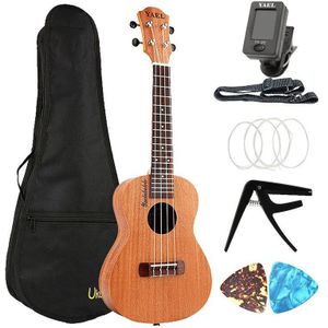 Yael 21 Inch Ukulele Kits Hout Sopraan Ukulele 21 Inch Hawaiiaanse 4-Snaren Gitaar Guitarra Muziekinstrumenten