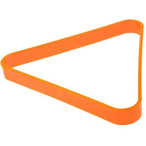 Duurzaam Top Pooltafel Plastic Driehoek Rack Biljart Accessoire Fit 8 Ballen 4 Kleuren (Oranje, Paars, groen, Rood)