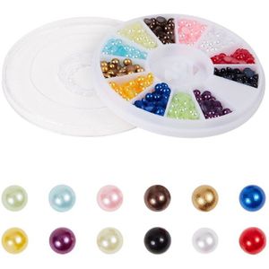 Naaien Craft Nail Art Kralen Diverse Imitatie Half Pearl Plaksteen Bead