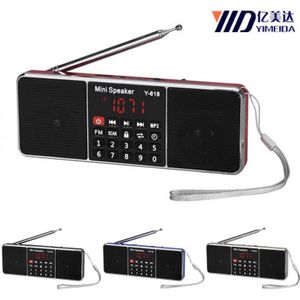 Getimede Uitschakeling Draagbare Fm Radio Fm Dab Radio Ondersteuning Usb Tf Card Telefoon Muziekspeler Luidspreker