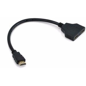 Professionele Hdmi Kabel Hdmi Port Man-vrouw 1 Ingang 2 Uitgang Splitter Kabel Adapter Converter 1080P