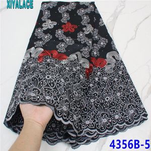 Voil Kant Zwitserse Kant Afrikaanse Kant Zwitserse Voile Katoenen Kant Stoffen 5 Yards Naaien Jurken Voor Jurken KS4356B