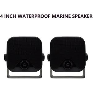 1 Paar 100Watt 4Inch Waterdichte Marine Box Speaker Zware Boot Outdoor Muziek Speaker Voor Atv Utv Golf winkelwagen Vrachtwagen Motorfiets