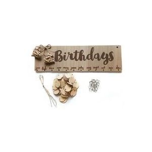 Houten verjaardagskalender Family & friends - Eco Company