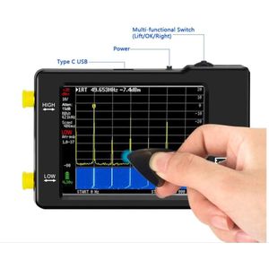 Tiny Tinysa Spectrum Analyzer 2.8Inch Touch Screen Draagbare Frequentie Analyzer 0.1Mhz ~ 960Mhz Mf/Hf/vhf Uhf Input Gereedschap