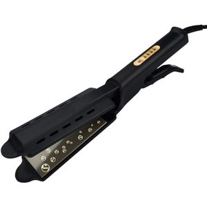 4 Versnellingen Vrouwen Nat Droog Stijltang Keramische Toermalijn Ionische Flat Iron Verwarming Plaat Haar Rechttrekken Curler Styling