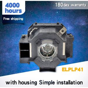 Compatible for ELPLP41 EMP-S5 EMP-S52 EMP-T5 EMP-X5 EMP-X52 EMP-S6 EMP-X6 EMP-260 EB-S6 Projector lamp V13H010L41 for Epso n