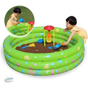 Amusing Cartoon Draagbare Zwembad Bad Circulaire Opblaasbare Opvouwbare Veiligheid Zwembad Kussen Outdoor Baden Zwembad Voor Kinderen Baby