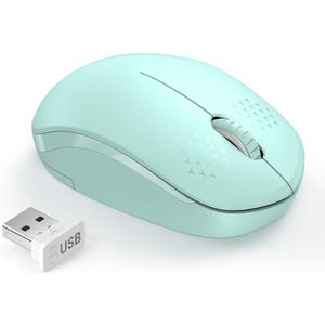 Seenda Geruisloze Muis Draadloze 2.4G Stille Knoppen Ergonomische Mute Muizen Voor Computer Laptop Muis Voor Desktop Notebook Pc Mause