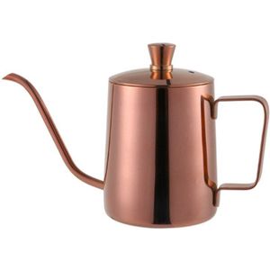 350Ml/600Ml Koffie Thee Pot 304 Roestvrij Staal Lange Smalle Zwanenhals Uitloop Waterkoker Hand Drip Ketel Giet over Koffie Pot Met Deksel