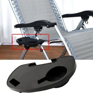 1Pc Draagbare Gravity Lounge Strandstoelen Outdoor Camping Fauteuil Tray Tool Stoelen Bekerhouder Met Mobiele Apparaat Slot