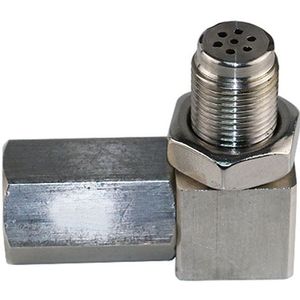 Jzz Roestvrijstalen Universele O2 Zuurstof Sensor Spacer Bevatten Katalysator Voor Bolt Sensor Noten Fit 90 Graden