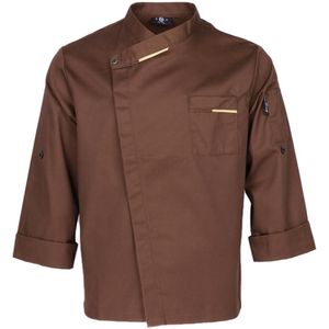 Unisex Chef Jassen Jas Lange Mouwen Shirt Ober Serveerster Keuken Uniformen