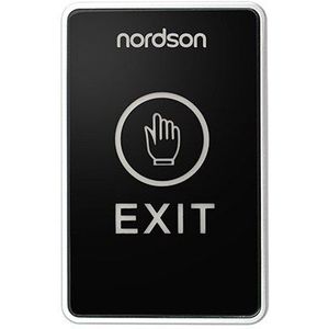 Nordson Originele Deur Exit Knop Touch Schakelaar Push Release Voor Toegangscontrole Systeem Signaal LED Indicator Output GEEN, NC, COM