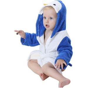 Leuke Kids Animal Badjas Handdoek Jongens Meisjes Dikke Katoenen Flanel Nachthemden Hooded Night-Gewaad Warme Handdoek