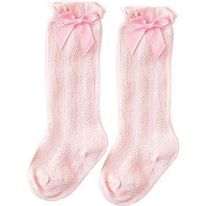 10Pairs Boog Kinderen Lange Schoenen Sokken Kinderen Meisjes Knie Hoge Ballet Dancewear Baby Spullen