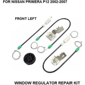 Venster Regulator Kit Voor Nissan Primera P12 Elektrische Raam Regulator Reparatie Kit Links 2002-2007