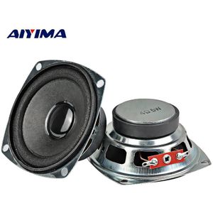 AIYIMA 2 Stuks 3Inch 77mm Audio Draagbare Full Range Luidsprekers 4Ohm 5W DIY Voor Bluettoth Multimedia Speaker home Theater Sound Systeem