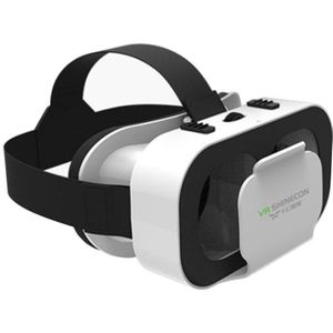Originele VR Virtual Realit y 3D Bril Case Stereo VR Kartonnen Hoofdtelefoon Helm voor IOS Android Smartphone, Bluetooth Joystick