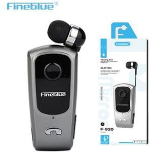 Fineblue F920 Pro Mini Draadloze Oortelefoon Intrekbare Draagbare Bluetooth Headset Gesprekken Herinneren Trillingen Sport Run Gamer Hoofdtelefoon