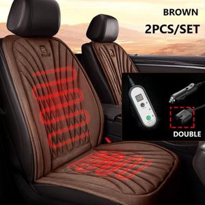 Karcle Verwarmde Car Seat Cover 12/24V Universele Verwarming Kussen Warm Voor Winter Antislip Universal Auto stoelhoezen Stoelverwarming