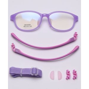 Kiekeboe Siliconen Vierkante Bril Voor Kinderen TR90 Frame Blauw Roze Meisje Optische Glazen Frame Voor Kinderen Accessoires Voor Studenten
