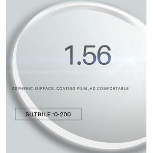 1.56 1.61 1.67 1.74 (+ 12.00 ~-12.00) recept CR-39 Hars Asferische Glazen Lenzen Bijziendheid Verziendheid Presbyopie Optische Lens