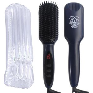 Mannen Baard Stijltang Professionele Stijltang Borstel Smoothing Kam Haar Stijltang Snelle Verwarming Haar Styler