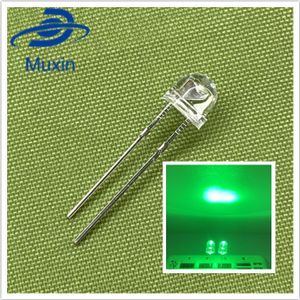 100Pcs 5Mm Diode Strohoed Wit Rood Groen Blauw Geel Paars Smd Smt Led Clear Super Heldere Brede hoek Lamp 20000mcd Lamp