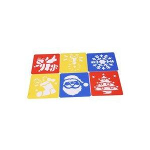 6 Stks/set Kinderen Schilderen Sjabloon Dinosaurus Pasen Kerst Dier Patroon Stencils Pak Kids Opstellen Stencil