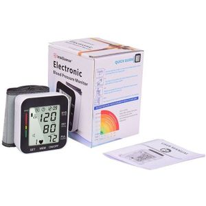 Automatische Intelligente Elektronische Pols Bloeddrukmeter Digitale Engels Voice Meten Bloeddruk Bloeddrukmeter