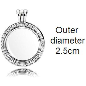 100% 925 Sterling Zilver Luxe Magische Doos Serie Drijvende Medaillon Persoonlijkheid Sieraden Fabriek Direct