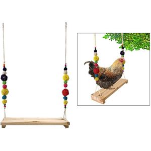 Kip Swing Kleurrijke Kip Speelgoed Voor Hens Vogel Papegaai Ara Hens Swing Ladder