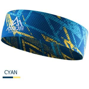 Aonijie Ademend Sport Hoofdband Zweetband Hair Band Band Voor Workout Yoga Gym Fitness Hardlopen Fietsen Unisex Brede E4903