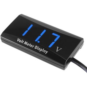 12V Digitale Led Display Voltmeter Voltage Gauge Panel Meter Fit Voor Cruise Auto Q39F