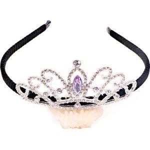 Kinderen Kroon Haar Hoepel Sieraden Prinses kinderen Meisje Crystal Crown Sieraden Haar Kaart Mooie