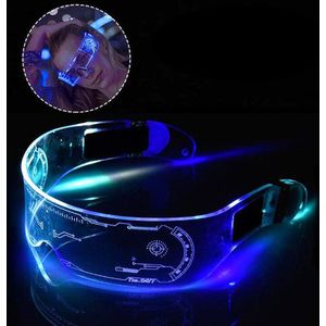 Led Glazen Neon Party Lichtgevende Led Glazen Light Up Bril Kostuum Party Decor Zonnebril Kerst Decoratie