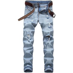 Mannen Casual Broek Plus Size 28-42 Brand Mannen Jeans Gewassen Slim Jeans