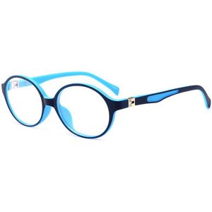 Kids Ronde Brillen Kinderen Flexibele TR90 Vlakte Brilmontuur Optische Baby Recept Brillen Meisjes Jongens Anti-Blauw Licht