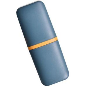 Draagbare Tandenborstel Tandpasta Handdoek Case Voor Reizen Grote Capaciteit Plastic Opbergdoos 2 In 1 Camping Organizer