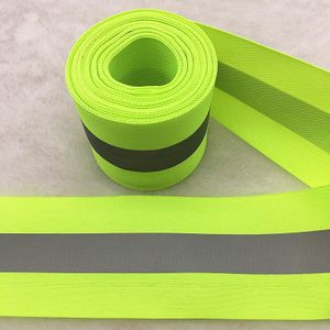 1 / 3 / 5 Yards Veiligheid Zilver Reflecterende Naaien Op Stof Tape Band Vest Webbing 50Mm/15Mm