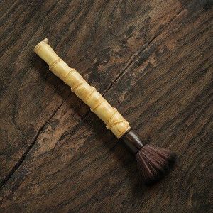 Bamboe Wortel Thee Borstel Thee Pen Bezem Vegen Gereedschap Geen Haaruitval Geit Hoorn Borstel Kung Fu Thee ceremony Accessoires