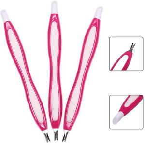 Willekeurige Kleur 2 In 1 Nail Tips Buffer File Cuticle Pusher Cuticle Trimmer Pusher Remover Nail Teen Manicure Tool Voor nail Art Tool