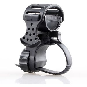 1 stks/partij, Automatische 360 hoogwaardige fiets lamp beugel holder torch clip hoogwaardige universele zaklamp