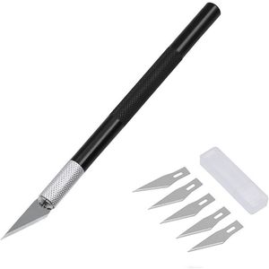 7 Kleuren Metalen Scalpel Mes 11 # Blades Antislip Cutter Graveren Craft Messen Voor Laptop Diy Reparatie Hand gereedschap Knifee Messen