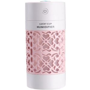 Lucky Cup Luchtbevochtiger Usb Ultrasone Aroma Diffuser 3 In 1 Mini Essentiële Olie Diffuser Met Led Licht Usb Ventilator Voor auto Luchtbevochtigers