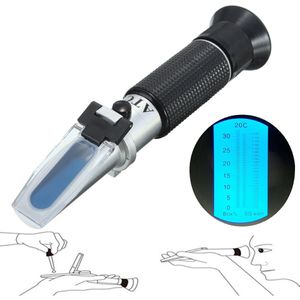 Digitale 0-32% Brix Refractometer met ATC Handheld Refractometer Bier Wijn Fruit Suiker Schaal Alcohol Meter Test Tool Set