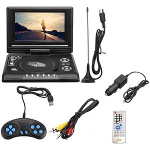 7.8 Inch Draagbare Hd Tv Home Auto Dvd-speler Vcd Cd MP3 Dvd-speler Usb Kaarten Rca Tv Portatil Kabel game 16:9 Draaien Lcd-scherm