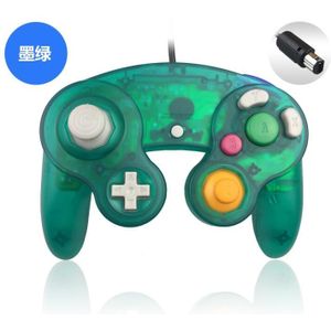 Transparante kleur Voor N-G-C gamepad Een Knop Wired Game Controller joystick voor G-ameC-ube voor G-C